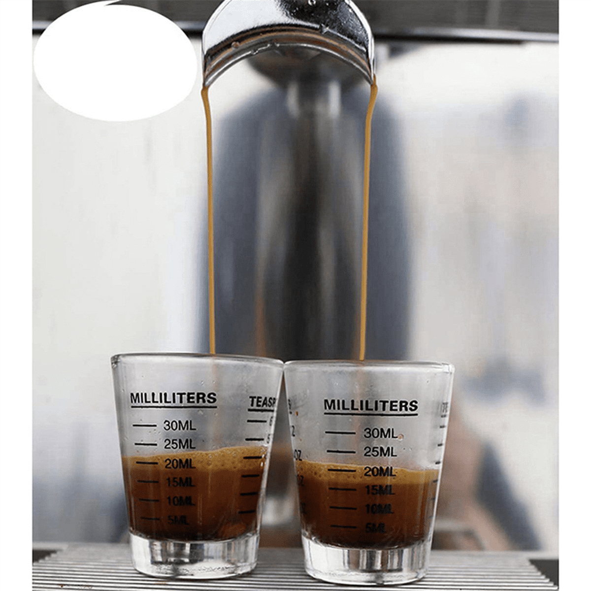 Set de 2 Vasos Expresso Doble Pared de Vidrio 100 ml Set de 2 Vasos Expresso Doble Pared de Vidrio 100 ml