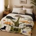 thumbnail image 3 of SPXUBZ Cute Cat Tree Flannel Fleece Blanket Animal Lover Throw Blanket Funny Pet Pattern Soft Cozy Blanket for Kids Bedroom Sofa 60"x50", 3 of 5