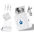 thumbnail image 1 of Impresora de pegatinas Vretti TP2-Y 2024, miniimpresora térmica Bluetooth para iOS y Android, 1 of 5