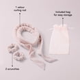 thumbnail image 6 of The Hair Edit Heatless Soft Ribbon Curl Set, Pink, 6 of 7