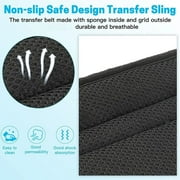 Padded Bed Transfer Nursing Sling for Patient, Elderly Safety Lifting Aids Home Bed Assist Handle Back Lift Mobility Belt for Patient Care