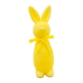 thumbnail image 2 of Figura de conejo de Pascua flocado, estatua de conejo, decoración de Pascua, linda mesa de espuma Amarillo, 2 of 9