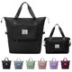 thumbnail image 1 of Bolsa de viaje DOJUNS de gran capacidad, impermeable y ligera, negra, 1 of 7
