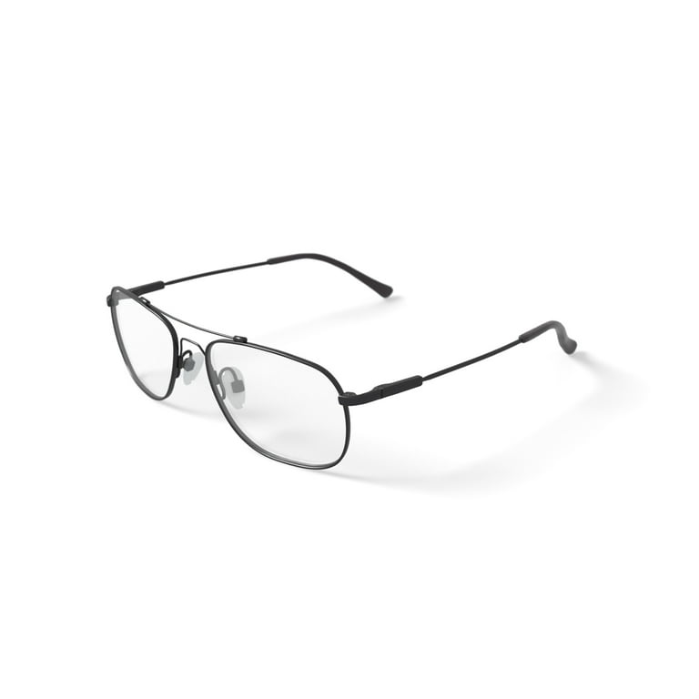 M+Flex Men's MF504 Aviator Prescription Eyeglasses with Case