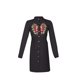 thumbnail image 1 of Vestido Corto Para Dama Negro/Multicolor Castalia Trevo 1043-09, 1 of 1