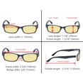 thumbnail image 4 of Eyekepper 5 Pack Blue Light Filter Glasses Classic Computer Reading Glasses Yellow Tinted +2.50, 4 of 5