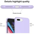 thumbnail image 4 of Compatible avec Étui iPhone 8 Plus, Étui en Gel Liquide Silicone Slim Entièrement Couverte, 4 of 5