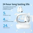 thumbnail image 5 of Bluetooth Headphones Wireless Over Ear Earbuds Earphones with Charging Case Waterproof Noise Cancelling Earbuds with Mic for TV Smart Phone Laptop Computer Sports Running, 5 of 20
