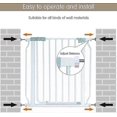 thumbnail image 3 of 4pcs Snap Fasteners For Stair Gates And Gates Baby Gate M10 Baby Safety Gate Fastener Snap Rods, White, 3 of 5