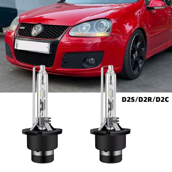QIPEIZSP D2S/D2R/D2C HID Xenon Headlight Bulbs Fit For Volkswagen Jetta 2006-2009,Plug And Play,Pack of 2 ,6500K