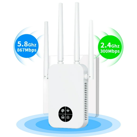 WiFi Extender, WiFi Extender Signal Booster, WiFi Booster, Covers Up to 8500 Sq.ft and 40 Devices, Dual Band Wireless Repeater, WiFi Repeater, WiFi Extenders Signal Booster for Home