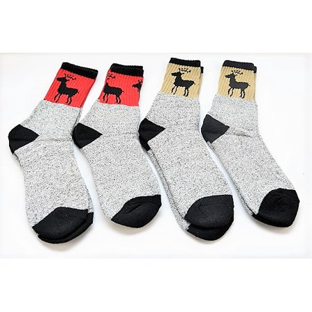 Set of 4 Ladies Thermal Socks With Wildlife Design (Best Deal On Shocks)