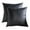 Black, variant on BallsFHK 2pc Faux Leather Cushion Covers Throw Pillowcase Sofa Home Decor Solid Color