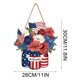 thumbnail image 3 of Colgante de Madera Patriótico para El Día de La Independencia: Decoración para El Hogar Al Estilo Americano, Ideal para Paredes o Puertas Interiores. Pieza Colgante Artesanal de Madera para Una Decor, 3 of 7