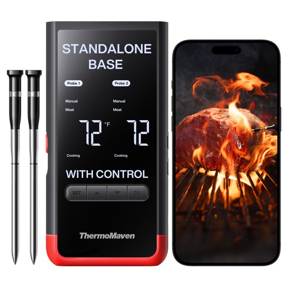 Termómetro para carne ThermoMaven Smart Bluetooth inalámbrico P2