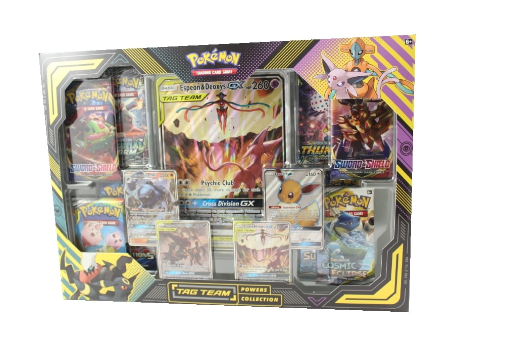 Pokemon TCG TAG Team Powers Collection Featuring Espeon & Deoxys-GX 