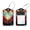 multicolored 2, variant on PhooArto 2 Pack Leather Luggage Tag with Stainless Steel Loop, Sea Dolphins Jumping Baggage Handbag Travel Suitcase Tags with Name ID Card Perfect to Quickly Spot Luggage Suitcase