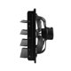 thumbnail image 4 of Ventilador de escape con obturador de 10 pulgadas montado en la pared, aspas de aluminio, ventilador de ventilación para garaje, invernadero, ático, cobertizo, tienda-negro, 4 of 5