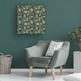 thumbnail image 3 of Canvas Wall Art - Jean Plout 'Green Botanical Pattern' Wall Art for Living Room, Bedroom, or Office Décor by Trademark Fine Art - 24 x 24 Inches, 3 of 4