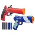 thumbnail image 1 of Nerf Fortnite Dual Pack Includes 2 Blasters (Flint-Knock & LP) and 6 Elite Foam Darts, 1 of 5
