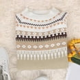 thumbnail image 7 of Edvintorg Womens Sweater Plus Size Fashion Crew Neck Casual Pullover Top Long Sleeve Loose Knit Sweaters Women's Clothes S-3XL Khaki, 7 of 7