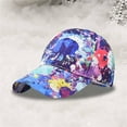 thumbnail image 2 of ZHENHONG Baseball Caps for Women and Men Tie Dyed Fabric Color Duck Hat Trend Personality Outdoor Print Breathable Mesh Hat Dad Hats, 2 of 2