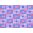 thumbnail image 1 of Ahgly Company Indoor Rectangle Patterned Medium Purple Area Rugs, 8' x 10', 1 of 6