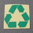 thumbnail image 2 of EeaseMX Pegatina autoadhesiva con el logotipo de reciclaje, símbolo circular de reciclaje, calcomanía reflectante (verde), 2 of 7