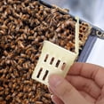 thumbnail image 4 of TABLZONE 10Pcs Light Yellow Plastic Beekeeping Queen Cage Safe Tool for Queen Marking and Catching, 4 of 8