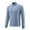 002 Blue, variant on Huuilaibazoo Men's Running Shirt Long Sleeve Performance Quarter Zip Pullover Quick Dry Golf Workout Athletic Shirts