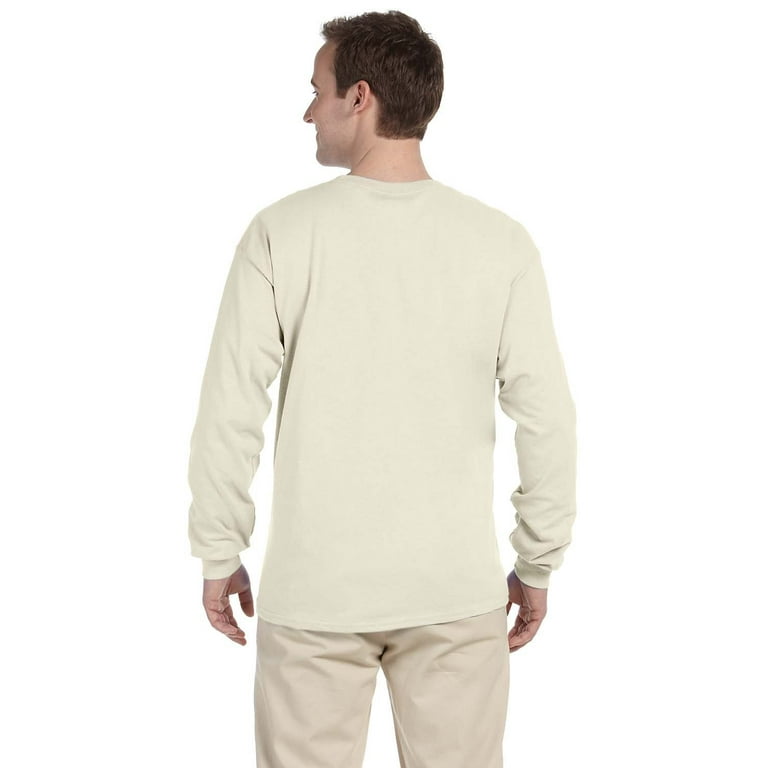 Gildan Ultra Cotton 6 oz. Long-Sleeve T-Shirt (G240) NATURAL