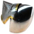 thumbnail image 4 of Late Middle Ages Pigface Bascinet Helmet Armor - Historical Functional Replica, 4 of 5