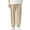 Khaki, variant on Linen Pants Men Casual Harem Pant Loose Stretchy Waist Casual Hippie Trousers Lightweight Loose Beach Yoga Pants Khaki