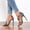 Multi-Color, variant on WIZUTIZ Peep-Toe Heels for Women Sandals Women Soft Comfortable Elastic Beach Sandals Buckle Pointy Toe Shoes Mid Heel (2"-3") Wide Solid Sandals for Older Women Mother's Day Gifts