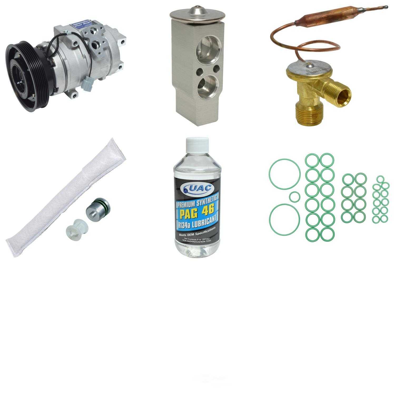 A/C Compressor and Component Kit -- Compressor Replacement Kit Fits select: 2003-2004 HONDA PILOT, 2001-2002 ACURA MDX
