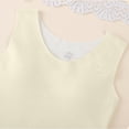 thumbnail image 3 of Xfvqtps Tank Tops for Girls Training Bras with Lightly Padded Fixed Cup Seamless Soft Comfortable Breathable Solid Color Teen Bras for Girls Ages 13-17 Yellow, 3 of 9