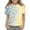 Yellow, variant on Grblisyd Girls Shirts Kids Cute Daisy Print Summer Tops Casual Loose Short Sleeve Crewneck Tees 10-12 Years