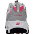 thumbnail image 5 of Skechers Women's D'Lites Original Lace-Up Sneaker, Grey/Pink, 9 M US, 5 of 7