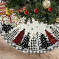 thumbnail image 6 of Xuniizn Christmas Tree Skirt Multicolor Short Plush Tree Skirts for Xmas Decor, Party Festive Merry Christmas Decorations for Home, 59", 6 of 7