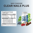 thumbnail image 2 of (2 Pack) Clear Nail Plus Nail & Skin Support, ClearNail Advanced  (120 Capsules), 2 of 9