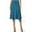 Sky Blue, variant on Women's Solid Lightweight Flare Midi Skirt with Pull On Closure for Effortless Comfort and Style