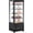 Black, variant on YUSAZENS 3.5 Cu.Ft Commercial Countertop Display Refrigerator, Black Glass Door Fridge with LED Lighting, Adjustable Shelves & Automatic Defrost for Pastries Beverages Bakery