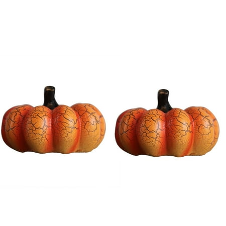 

MIUBAGIAL Pumpkin Resin Battery Operated Lighted Pumpkin Pumpkin Decorations for Fall Outdoor Indoor Party