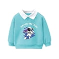 thumbnail image 5 of Falkdiz Long Sleeve Shirts for Boys Comfy Polo Pullover Outdoor Casual Stylish Boys Tshirts Graphic,Sky Blue,Size: 9-10, 5 of 8