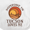thumbnail image 4 of Inktastic Someone in Tucson Arizona Loves Me Boys or Girls Baby Bib, 4 of 4