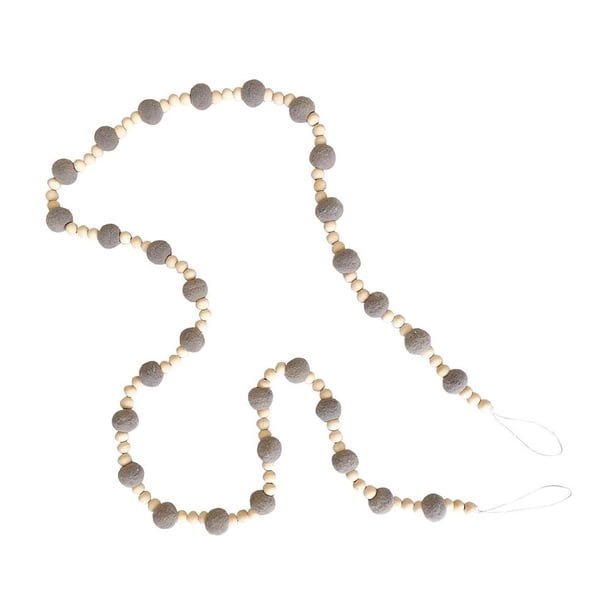 Cuentas De Madera Sweet Home Bead Garland Ornament Wall Hanging Beads String Decor Para Home Office Decoraciones Noticed HA039923-02