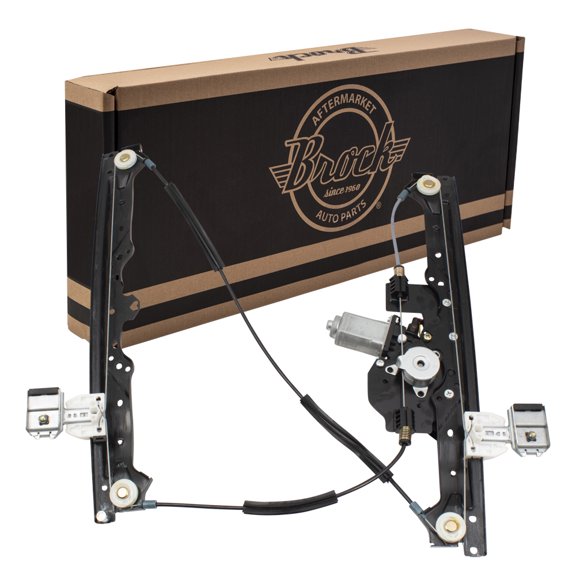 Brock Window Regulator w/ Motor for 2006-2010 Grand Cherokee 6 Pin Connector Front Right 4589170AD