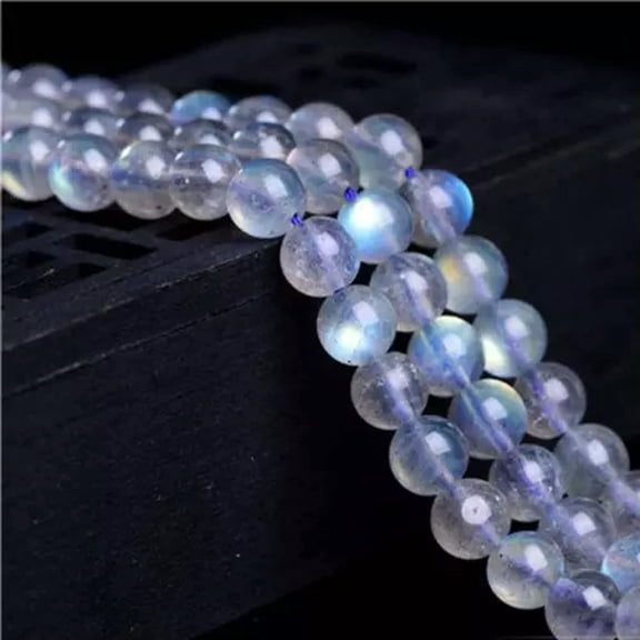 U8MO Natural 3A/5A Labradorite Grayish Moonstone Gemstone Round Beads 3mm 4mm 6mm 8mm-AAA-3mm
