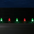 thumbnail image 3 of Opticore LED C9 Smooth Ceramic-Style Red and Green Christmas Lights with Shatterproof Christmas Bulbs, 50 Lights, 50’, 3 of 5