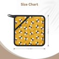 thumbnail image 3 of Pofeuu Cute Bee Butterfly Yelllow Print Silicone Trivet Mats,Silicone Hot Pads for Kitchen, Silicone Trivets for Hot Pots and Pans, Silicone Hot Pad, 3 of 8